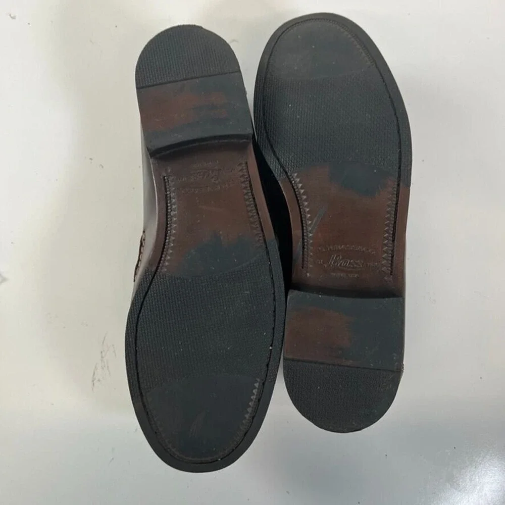 Bass Brown Leather Loafers